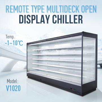Latest Remote Multi-Deck Chiller Supermarket Refrigerator